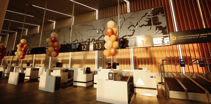 Обслуживание международных рейсов в новом терминале аэропорта Благовещенск планируется начать летом / фото: канал правительства Амурской области в Мах