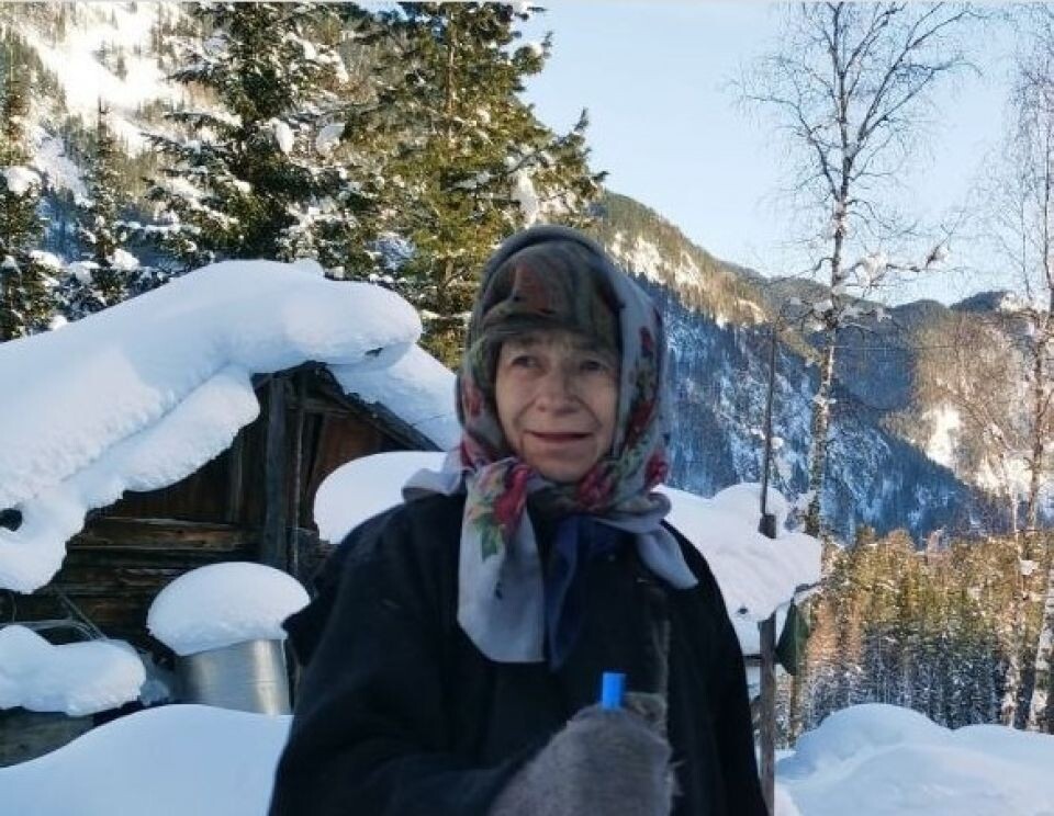    Агафья Лыкова. Источник: Соцсети директора заповедника "Хакасский" Виктора Непомнящего