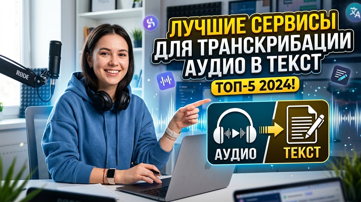 лучшие сервисы для транскрибации аудио в текст