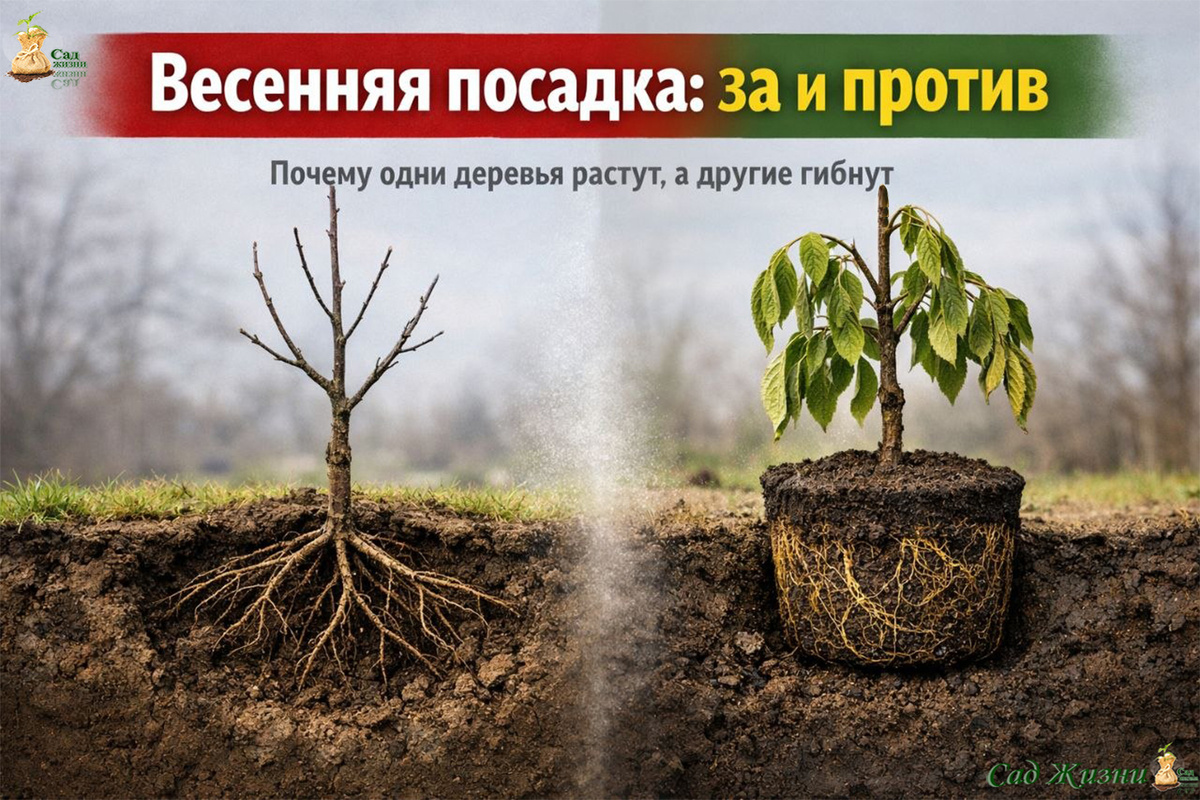 Весной сажать яблоню и грушу — ошибка? Или всё-таки можно