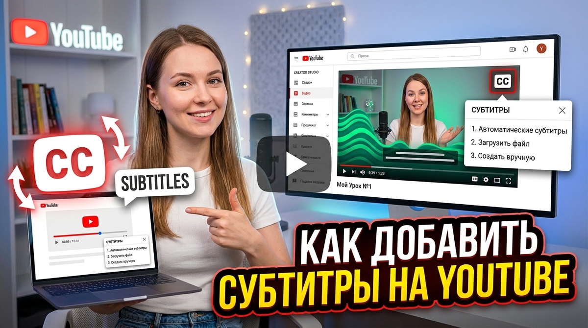 Создание субтитров для YouTube