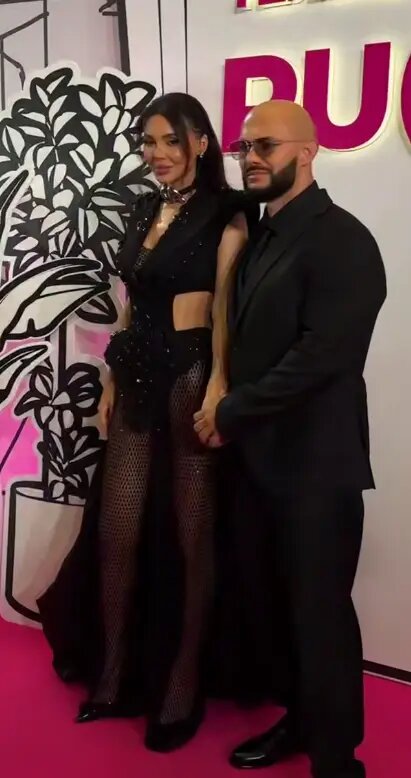    Оксана Самойлова и Джиган. Фото: кадр видео из телеграм-канала Оксаны Самойловой