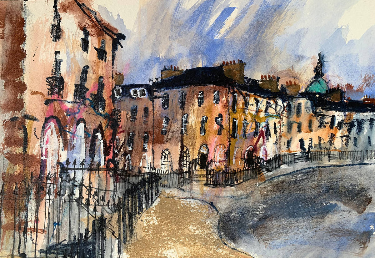 Весенняя прогулка, Новый город, Эдинбург. Источник: www.anncowan.co.uk