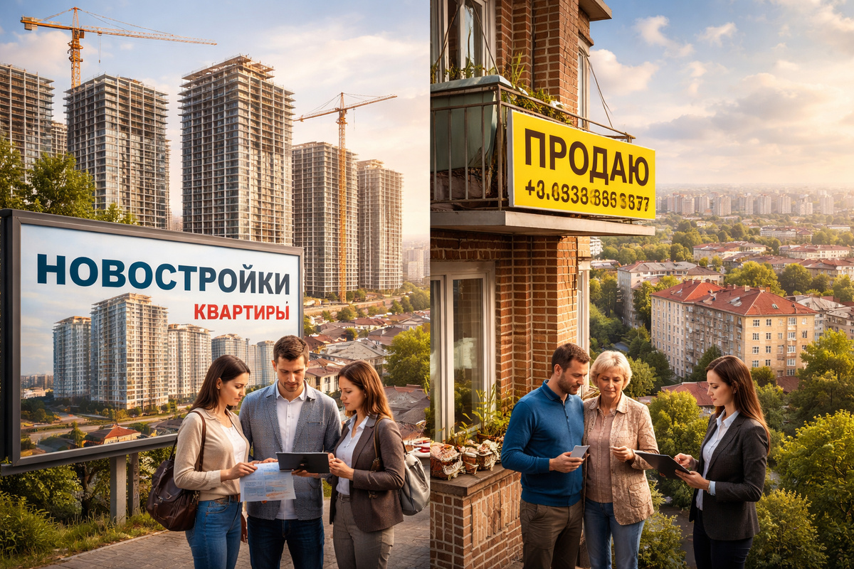 Перестройка рынка жилья в 2026 году: первичка vs вторичка.