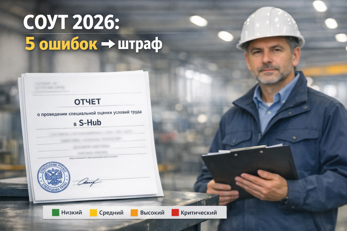 Самый неприятный сценарий в СОУТ – не когда нашли нарушения. А когда вам говорят: «Ваша спецоценка недействительна». Разбираем 5 ошибок работодателя со ссылками на 426-ФЗ. Чек-лист самопроверки — внутри.