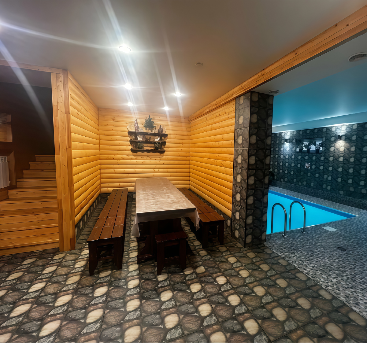 РУССКАЯ БАНЯ НА ДРОВАХ В СТРОКИНО