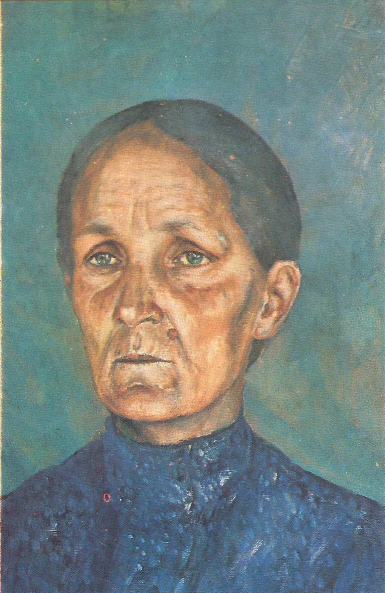Портрет А. П. Петровой-Водкиной, матери художника