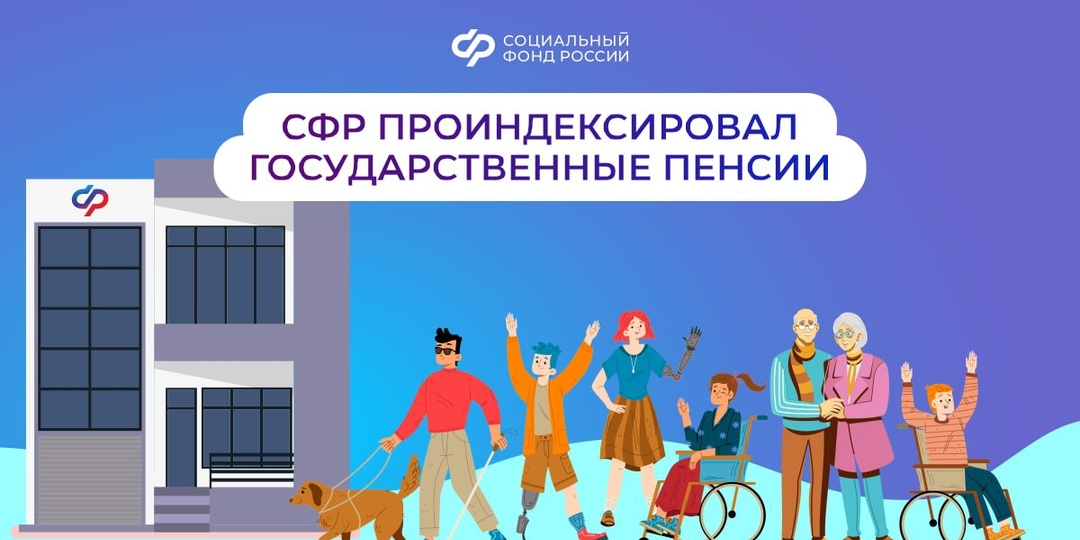 Соцфонд проиндексировал пенсии 4 млн россиян на 6,8%