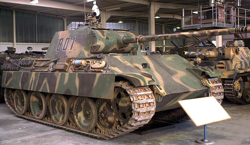 Panzerkampfwagen V Panther Ausf. G (ранний) в музее Бундесвера