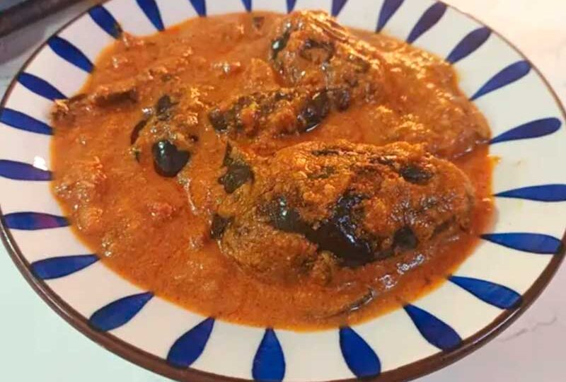 Гутти Ванкая Карри - Масала Бринжал Карри в стиле Андхра