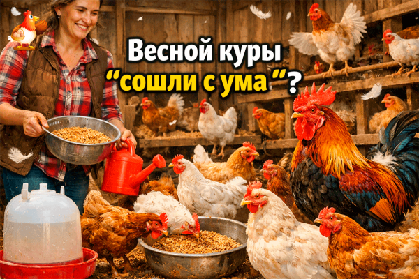 Весной куры сошли с ума – почему именно в это время начинается весь птичий хаос 🐔🌷😄