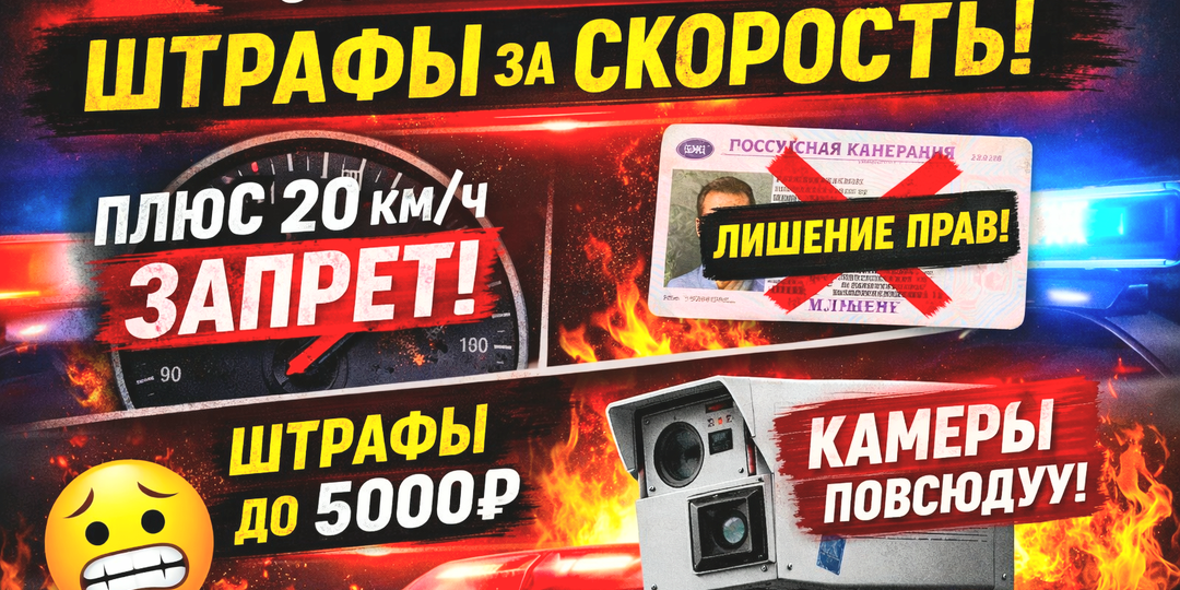 Скоростной режим в России с 1 апреля 2026: на сколько можно превышать и какие штрафы теперь ждут водителей?