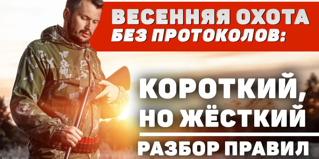 Весенняя охота без протоколов: короткий, но жёсткий разбор правил