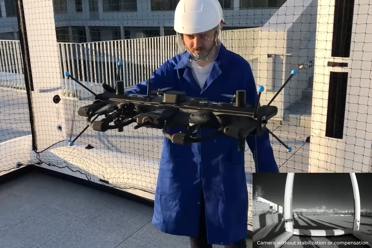    Дрон работает на модульной системе AERIX T-16