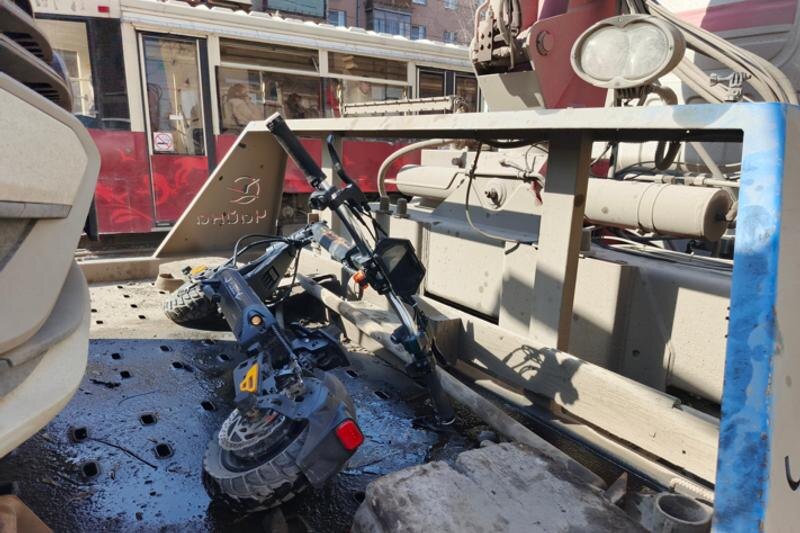    ГАИ Магнитогорска. Арестованный электросамокат