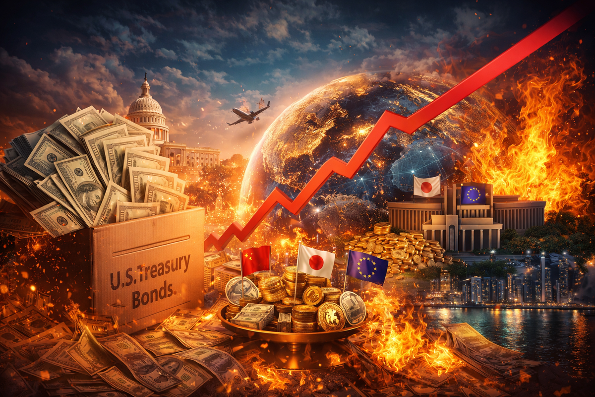 Центробанки массово распродают долг США