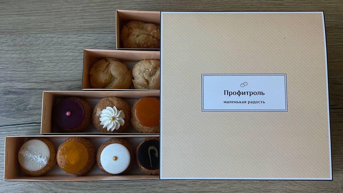 набор профитролей 16 вкусов 