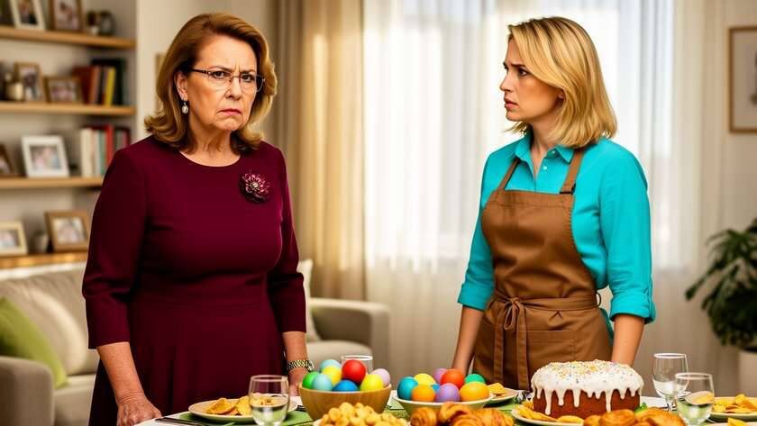 На Пасху свекровь критиковала каждое блюдо при гостях, но не ожидала что сделает невестка