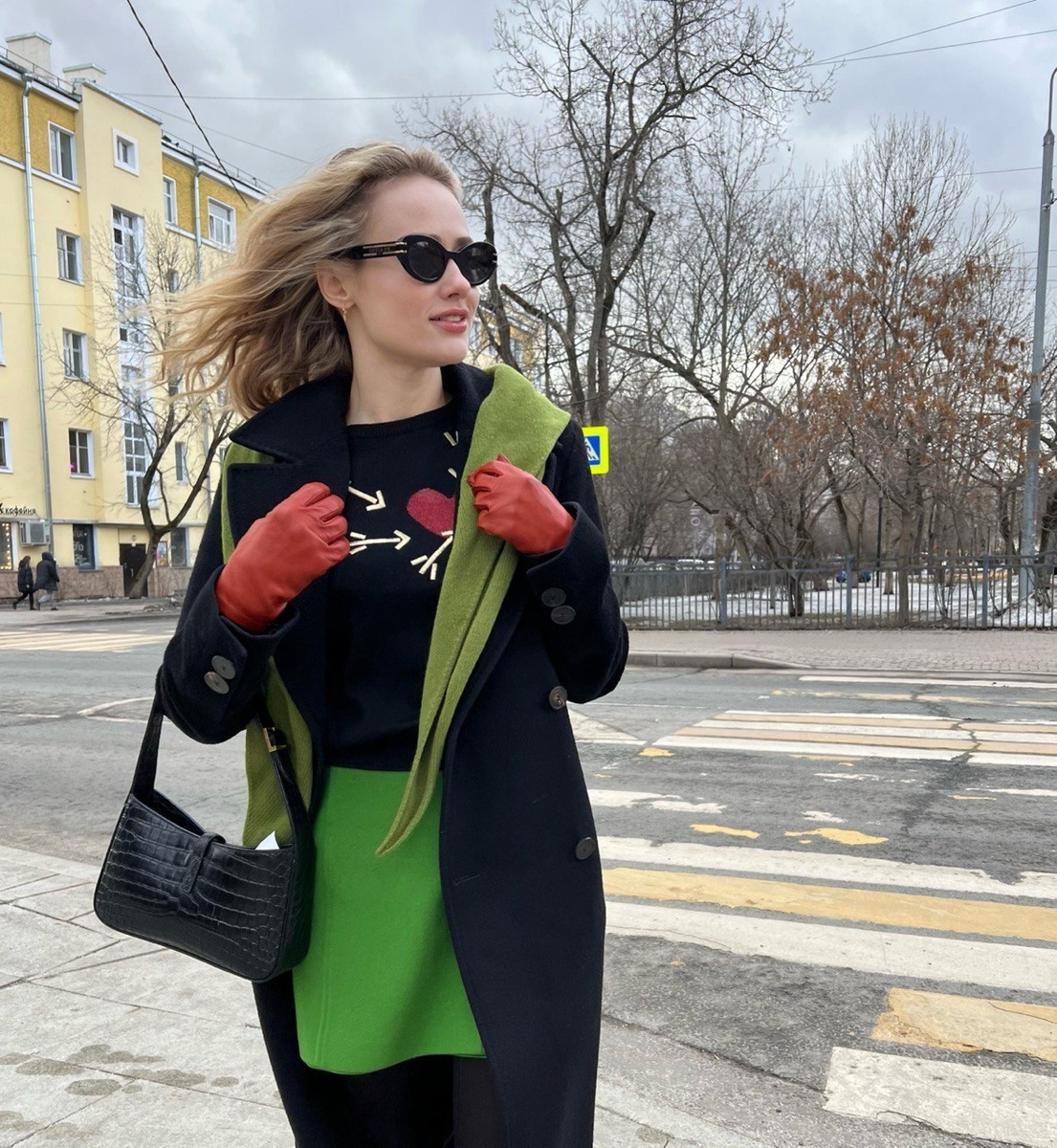 На фото: ведущая прогноза погоды на канале ТВЦ Анастасия Ларионова