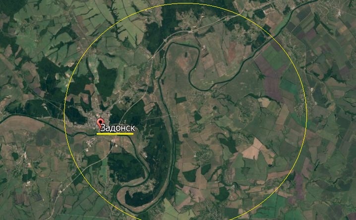 Главный гидроним Задонска "скачущий конь", ниже по течению Дона есть поселение Конь-Колодезь, то есть "конь русло"(конь река). Предположительно, Конь-Колодезь являлся "вытесненным" языческим названием Задонска, так как окружающие Задонск топонимы относятся к "лошадиной" теме, кроме самого Задонска, таким образом его название было изменено, так как не связано с главным гидронимом места.