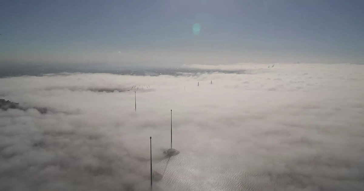    9.20. Фото: скрин записи с камер Лахта Центра