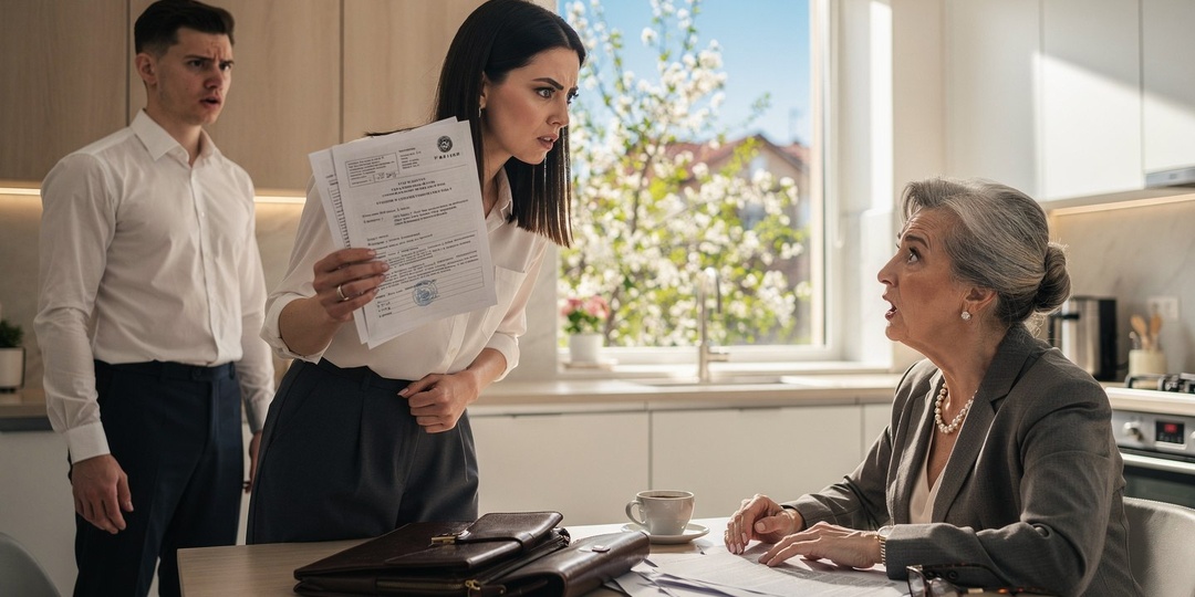 — Подпиши бумаги и живи спокойно, доченька! — ласково улыбнулась свекровь, пододвигая генеральную доверенность