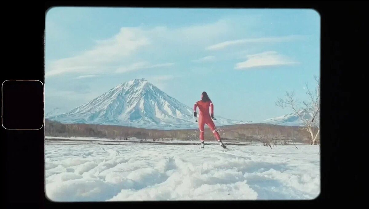 кадр из фильма "Камчадалка" (киноальманах "Где рождаются чемпионы")