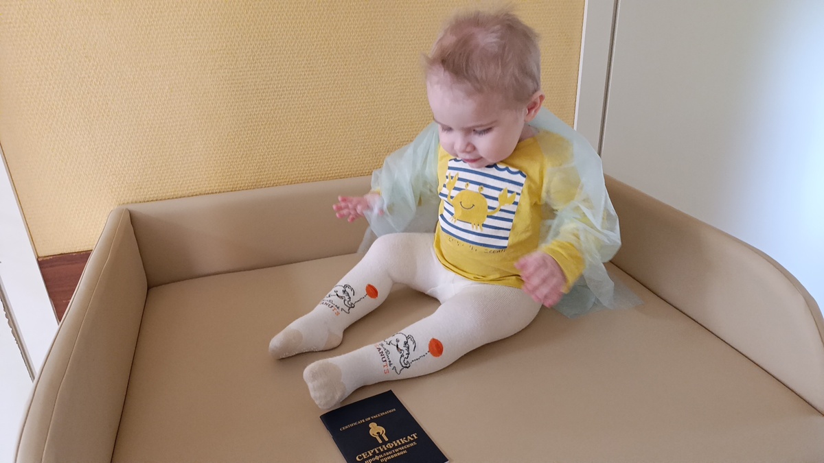 Мы с Романом в поликлинике, вчера)