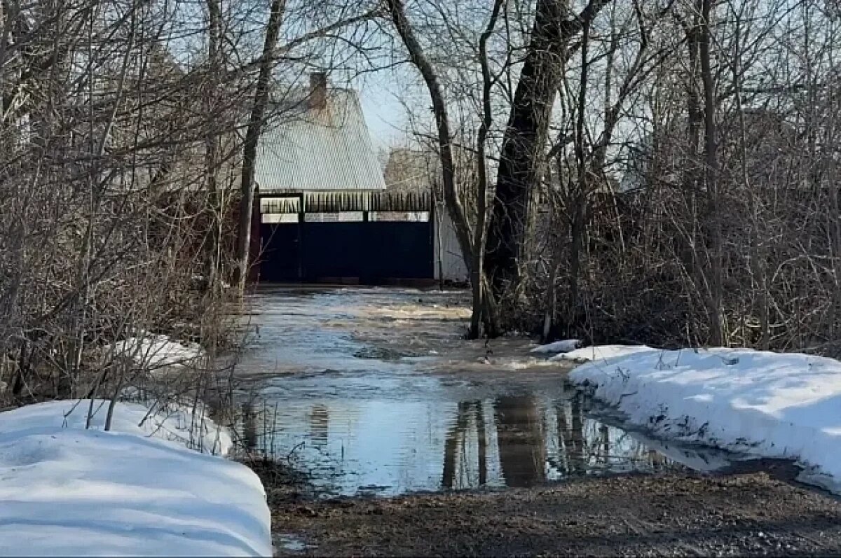   В Уфе подтопило 86 садовых участков из-за реки Юрмаш