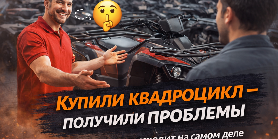 Почему покупка квадроцикла — это чаще стресс, чем удовольствие.