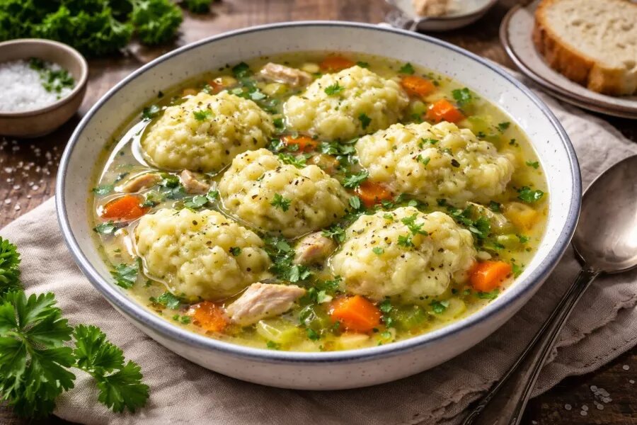 Суп с клецками ChatGPT   📷