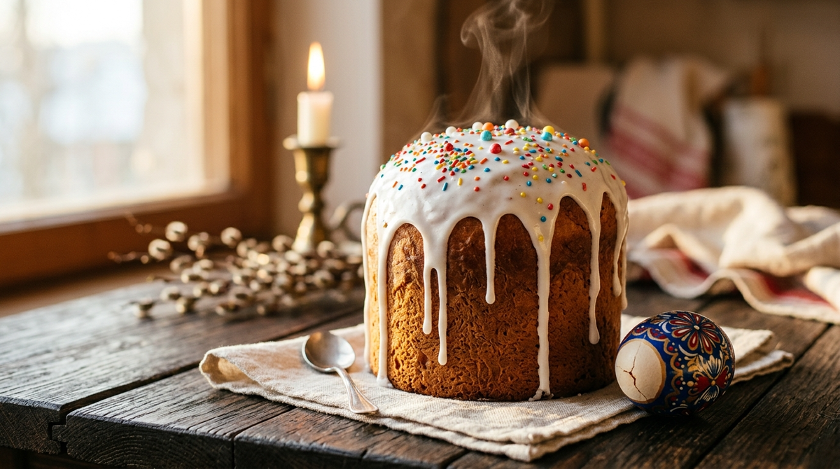 Я испекла кулич сама. Потом зашла в Пятёрочку — и пожалела. Или нет
