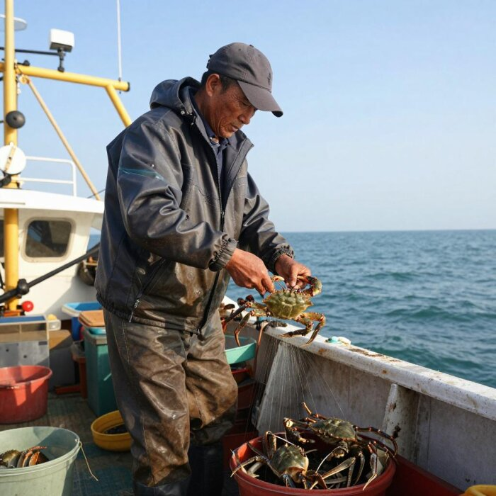 Краб - ходовой товар и в России, и за границей / изображение сгенерировано нейросетью flyvi.io    