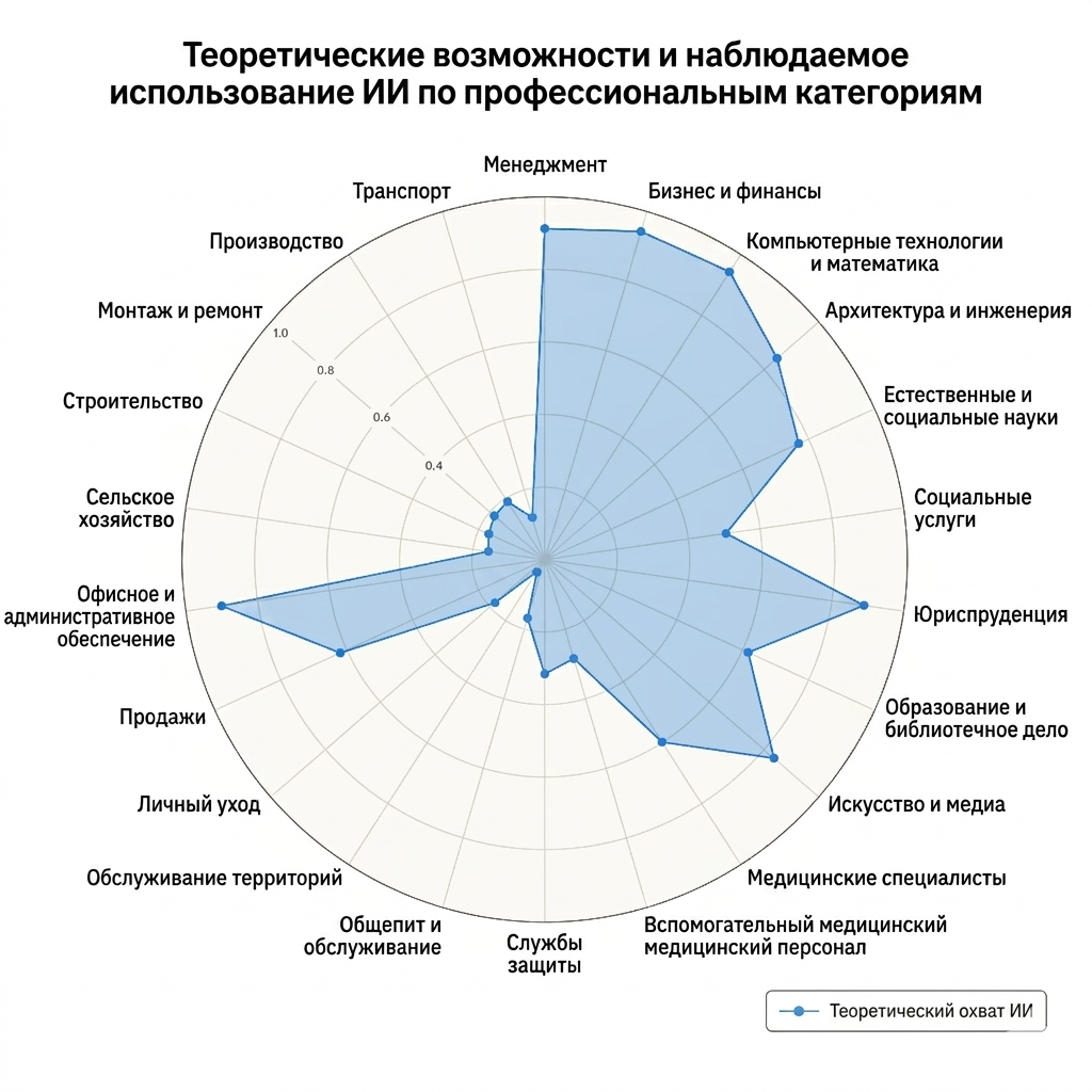 Исследование Anthropic: в каких областях ИИ может быть максимально эффективен