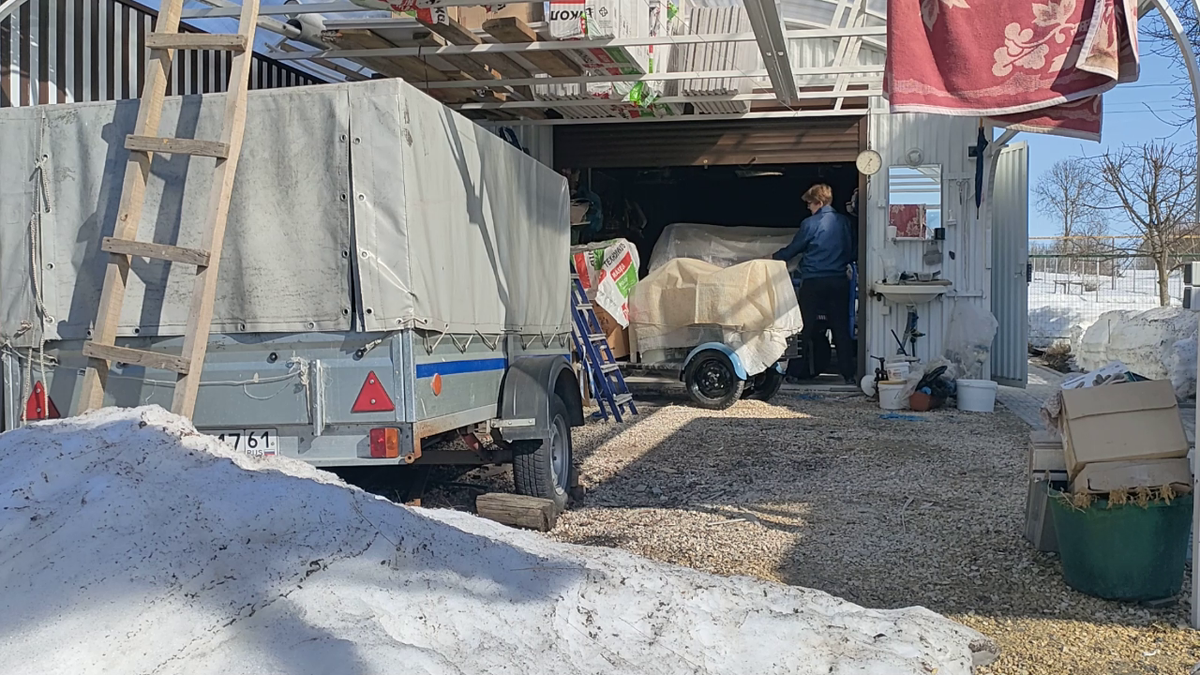 Трицикл еще в гараже