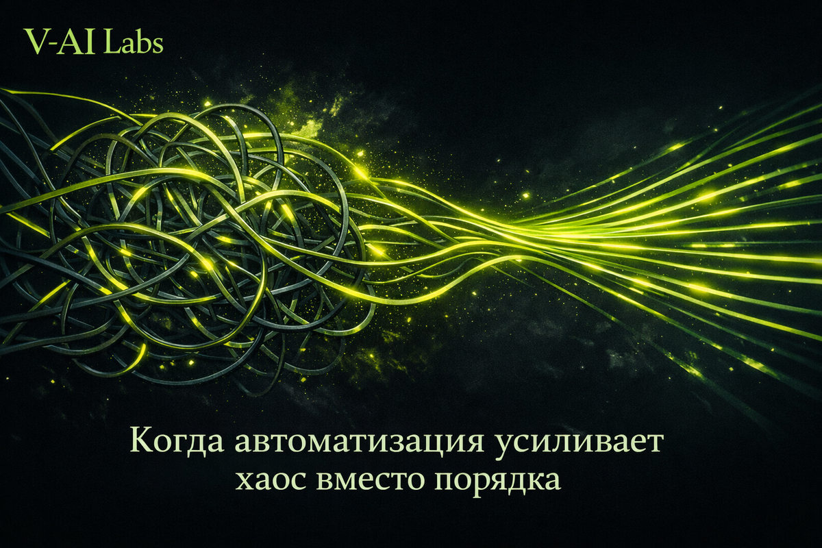    Когда автоматизация усиливает хаос вместо порядка