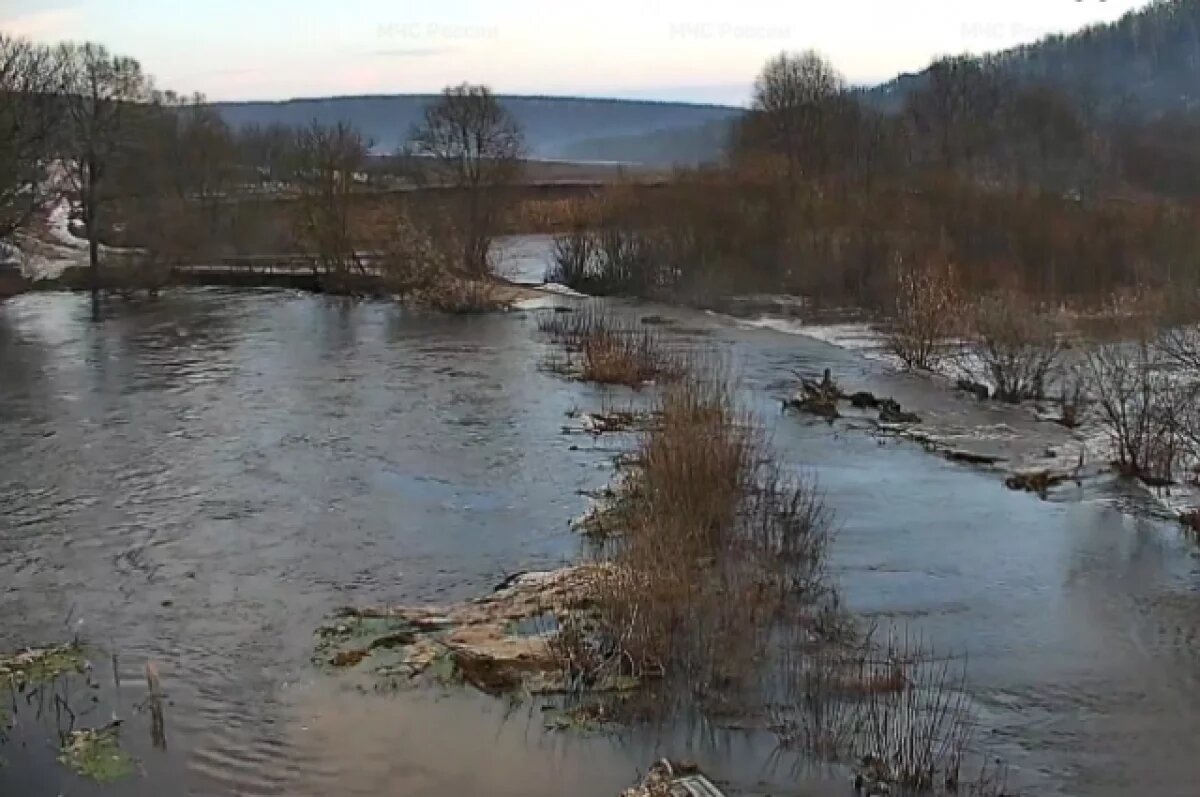    В Тульской области подтоплены мосты и дороги из-за таяния снега