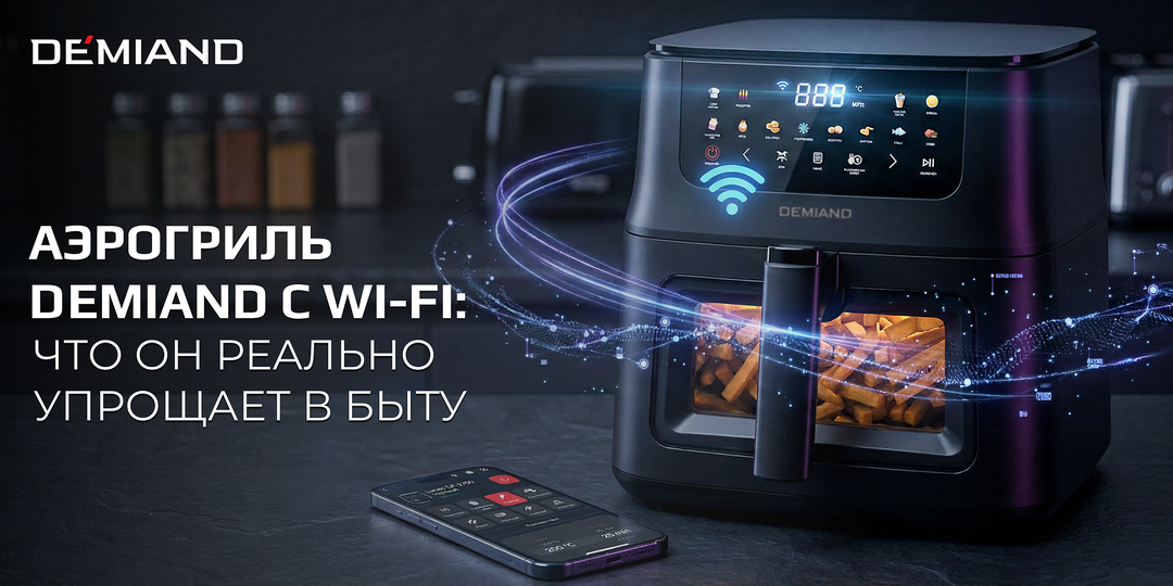Аэрогриль с Wi-Fi: что он реально упрощает в быту?