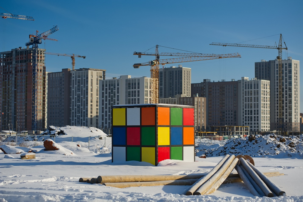 Академический застраивается целыми кварталами