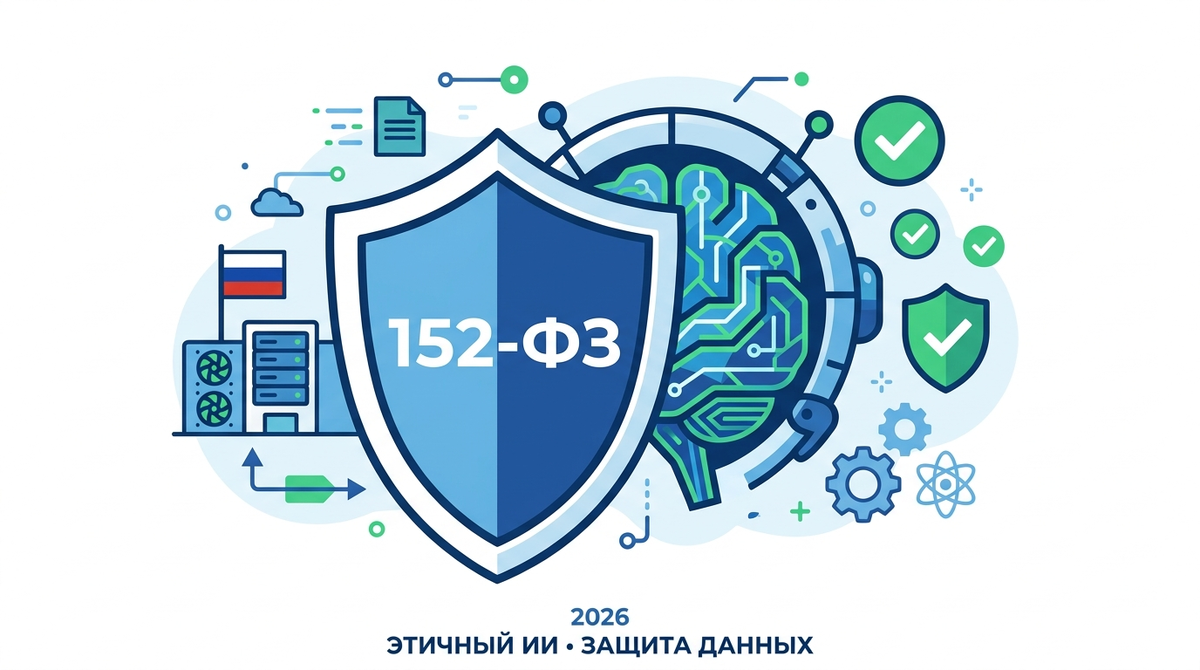 Как внедрить ИИ без штрафов Роскомнадзора: профессиональная разработка систем с полной локализацией данных по 152-ФЗ в 2026 году.
