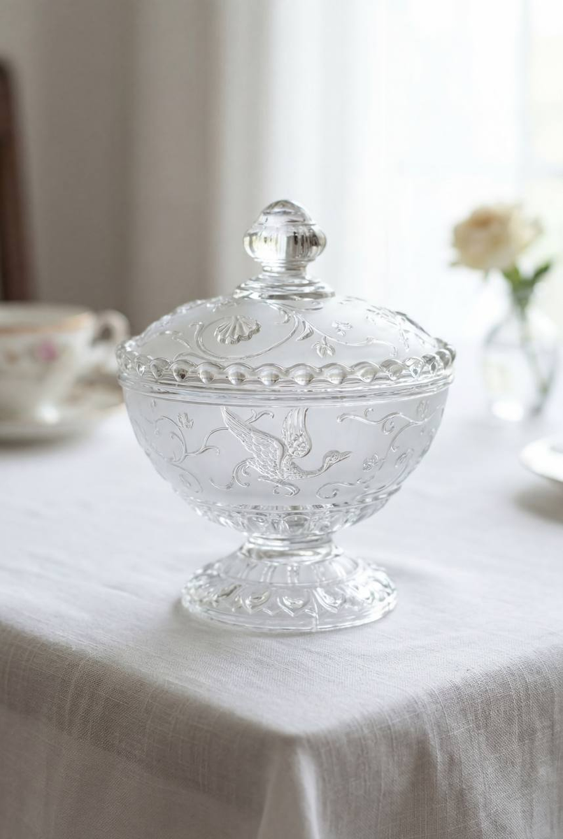• антикварная бонбоньерка, Arabesque, Baccarat