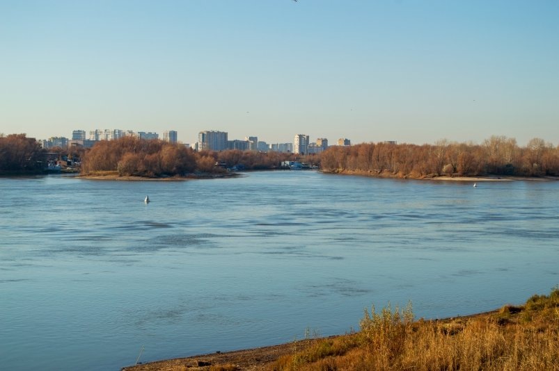     Набережная реки Иртыш. Фото: Евгений Овдеенко, ИА OmskMedia