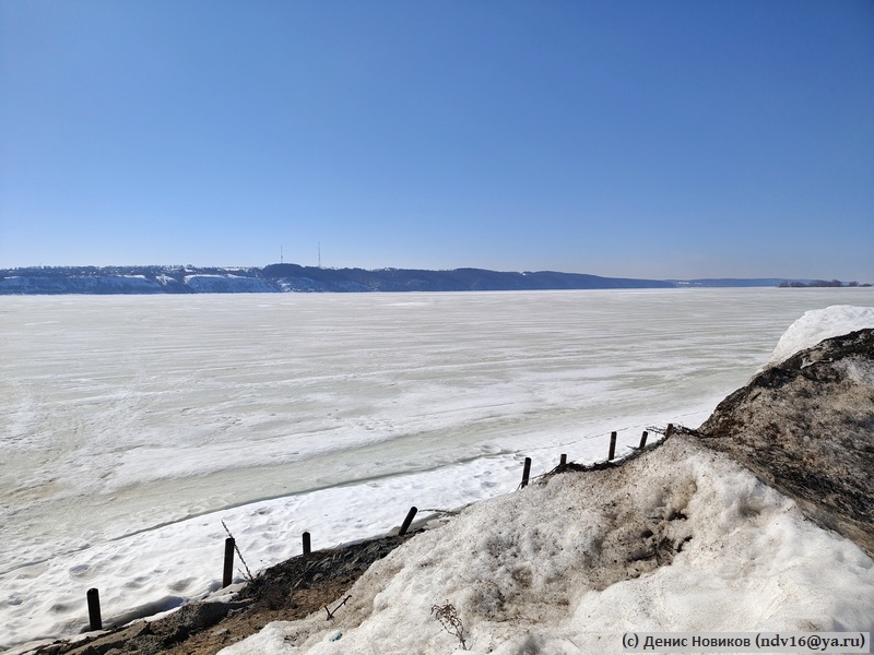 Волга в районе Казани - 31 марта 2026 г.