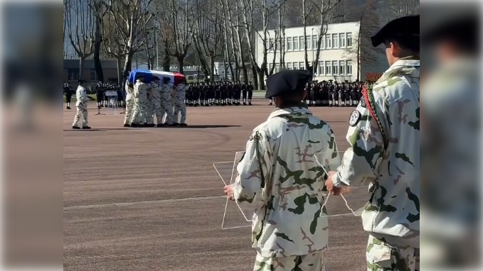 Кадр видео: соцсети Министерства обороны Франции