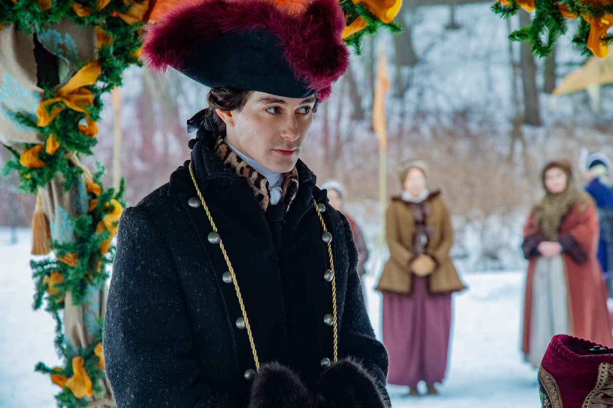 Анар на съемочной площадке сериала «Павел. Первый и последний»