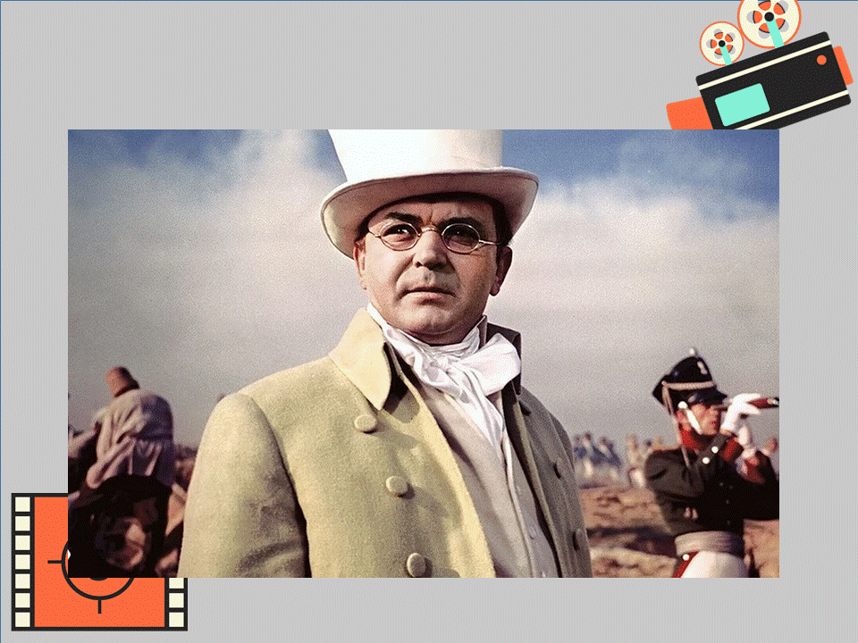 Сергей Бондарчук в образе Пьера Безухова