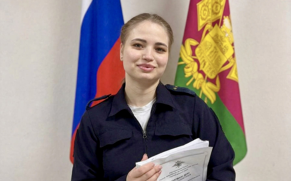 Ольга Старущенко продолжила семейное дело, выбрав службу в полиции.