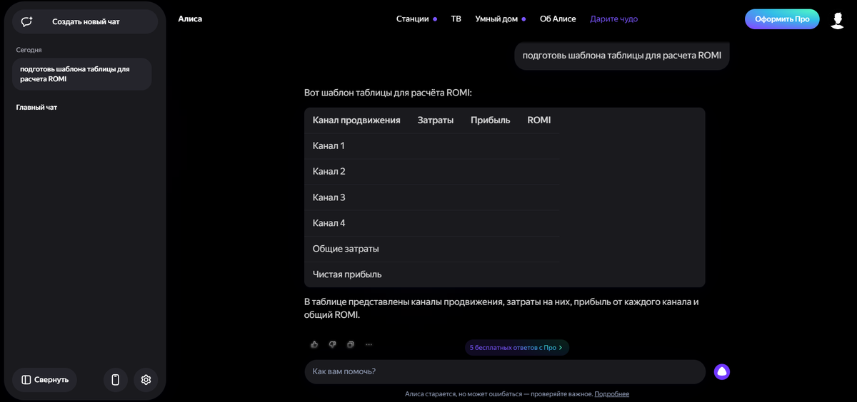 YandexGPT: пишет черновики, структуры, идеи. Правки всё равно нужны.