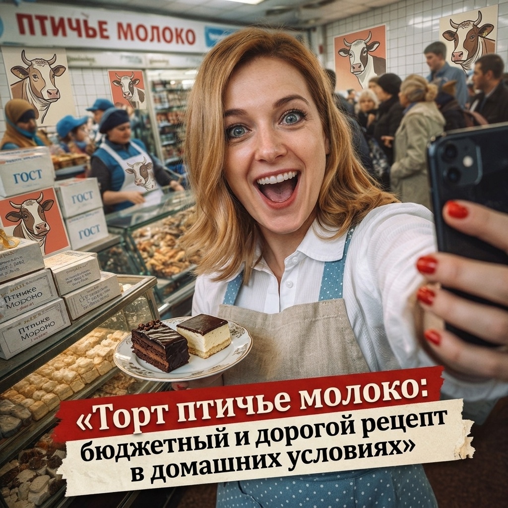    Сравнение бюджетного и дорогого вариантов торта Птичье молоко admin