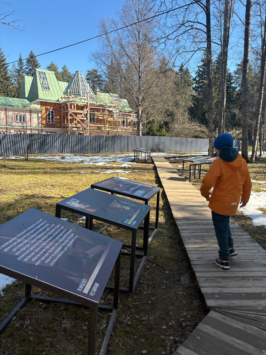 Усадьба Ильи Ефимовича в лесах